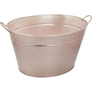 Bar Craft Copper Hammered Drinks Pail