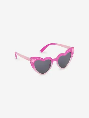 Billieblush Girls Heart Sunglasses (Anti UV 400) in Pink