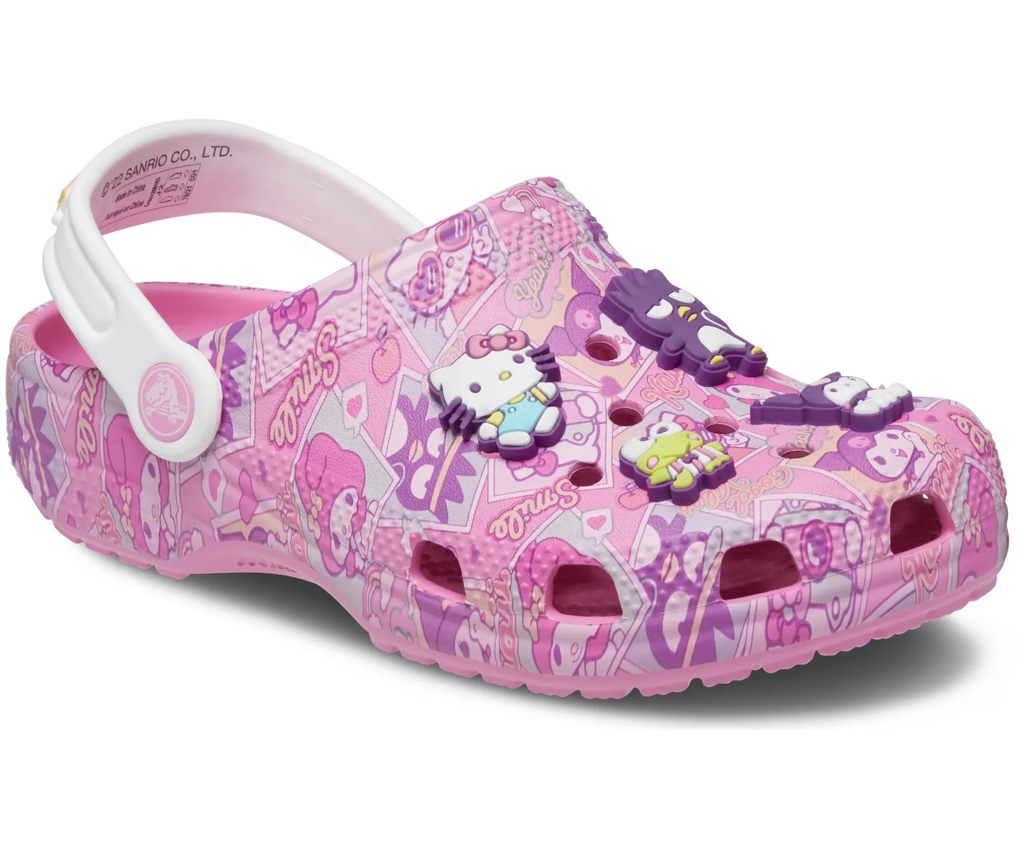 Crocs Classic x Hello Kitty and Friends baby clogs, pink