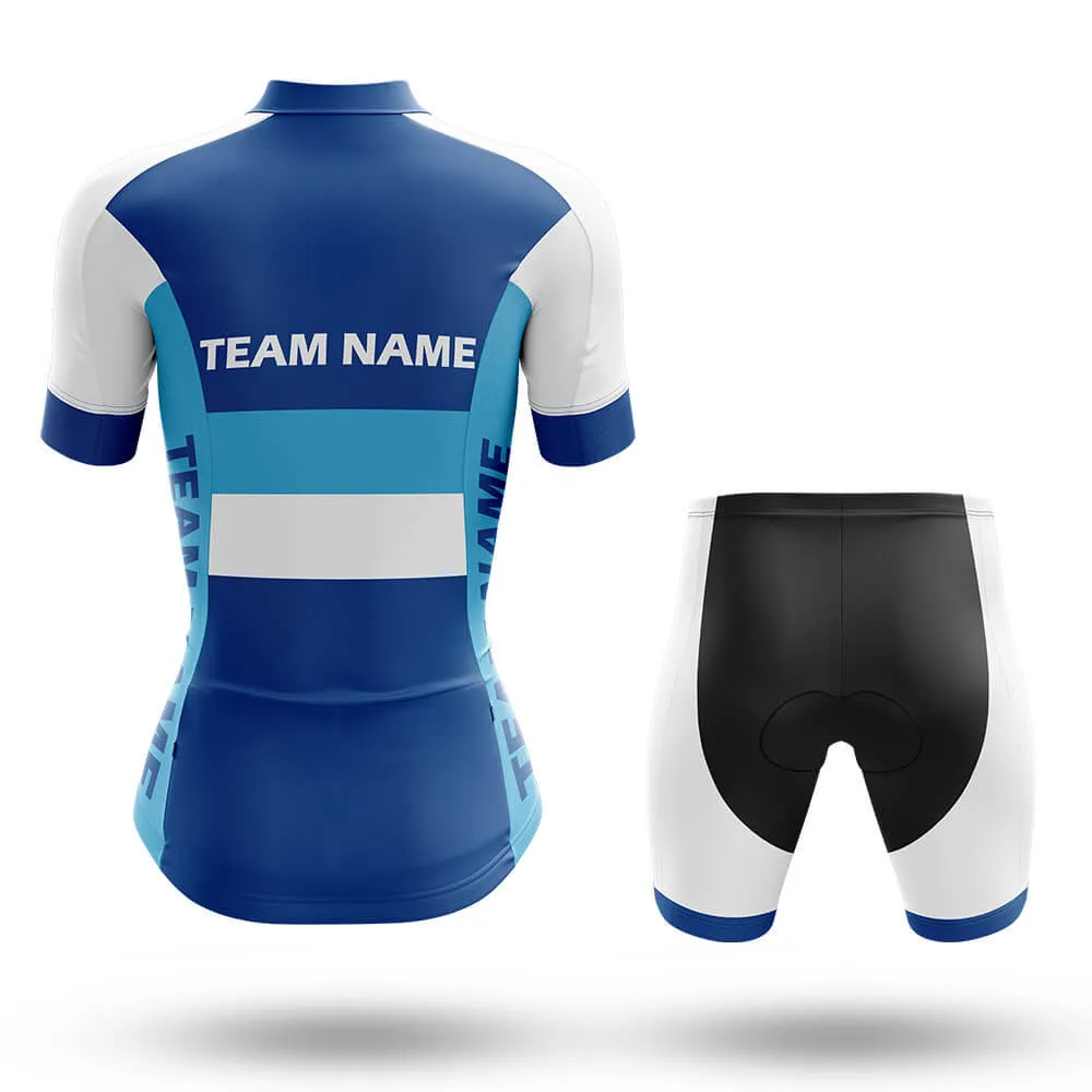 Custom Team Name M2 Navy - Women's Cycling Kit