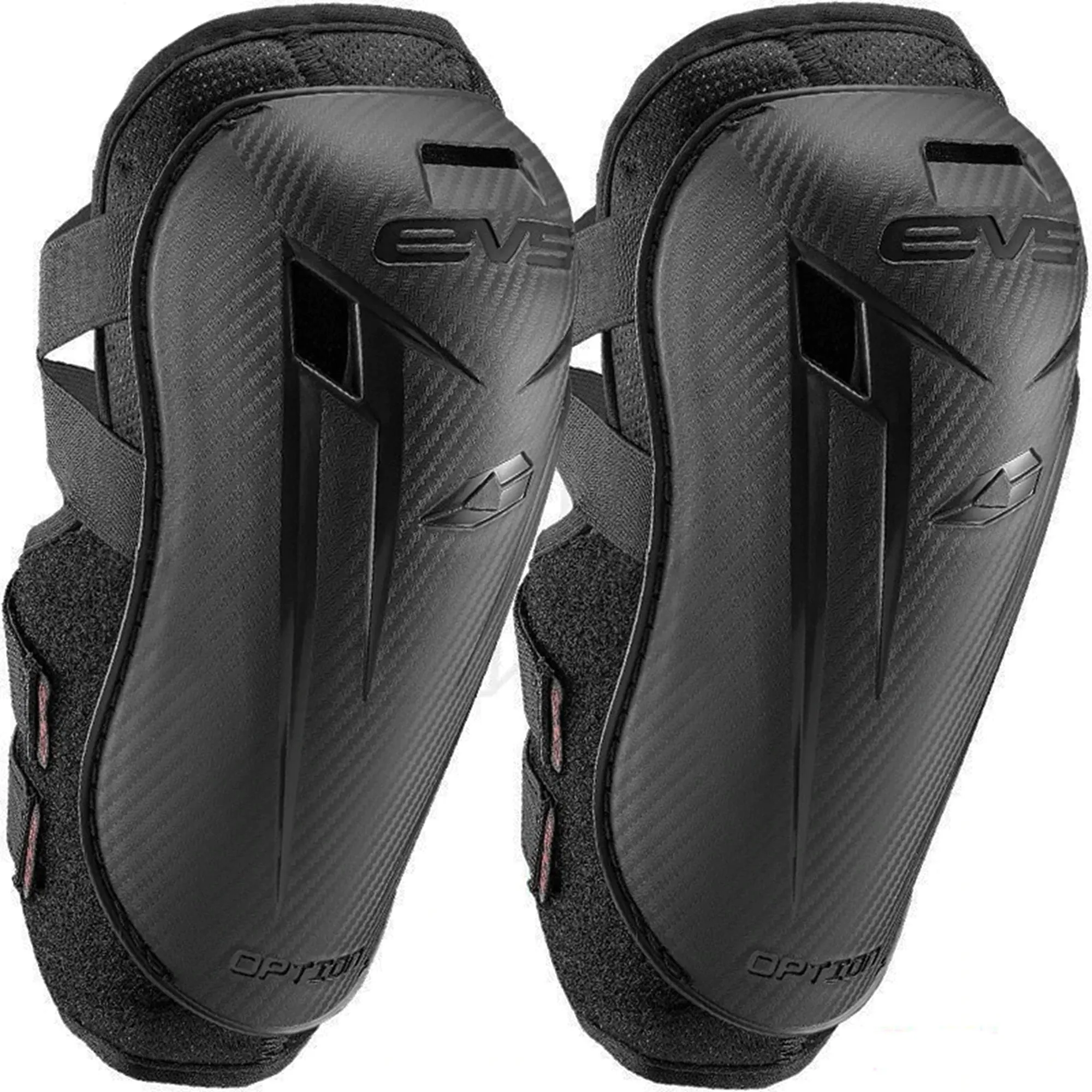 EVS Youth Option Elbow Guards - Pair (Black)