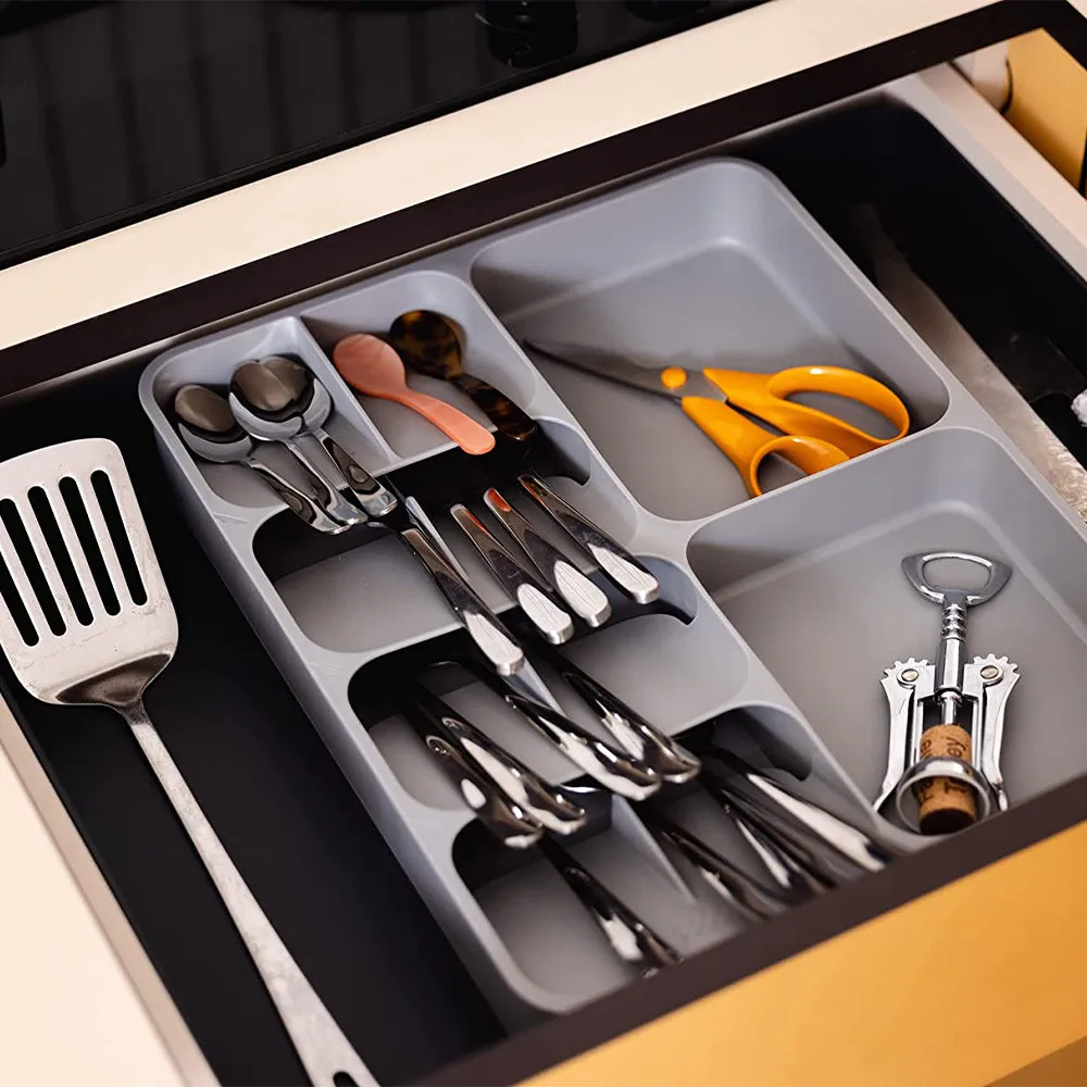 Expanding Kitchen Drawer Organizer Tray for Cutlery Utensils and Gadgets