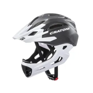 Freeride bike helmet CRATONI C-Maniac black/white matte, black