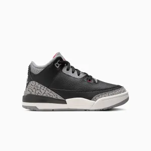 Kid's Air Jordan 3 Retro "Black Cement " Pre School