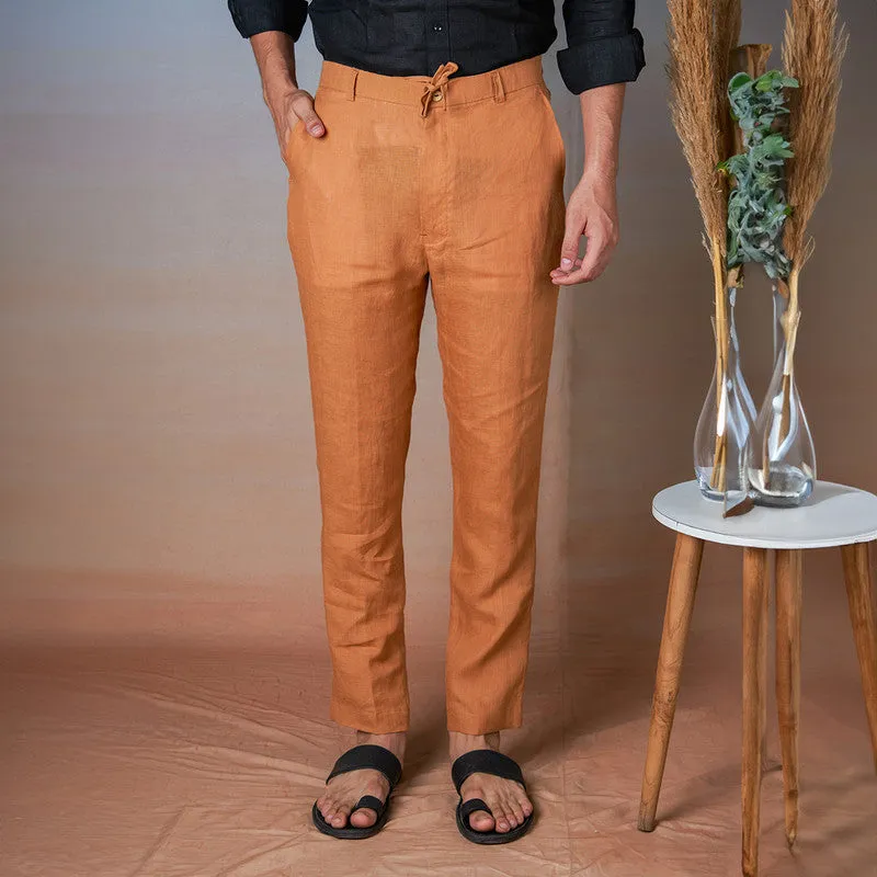 Linen Trouser Pants for Men | Ochre