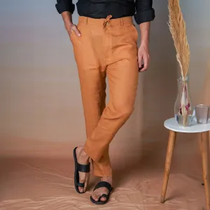 Linen Trouser Pants for Men | Ochre