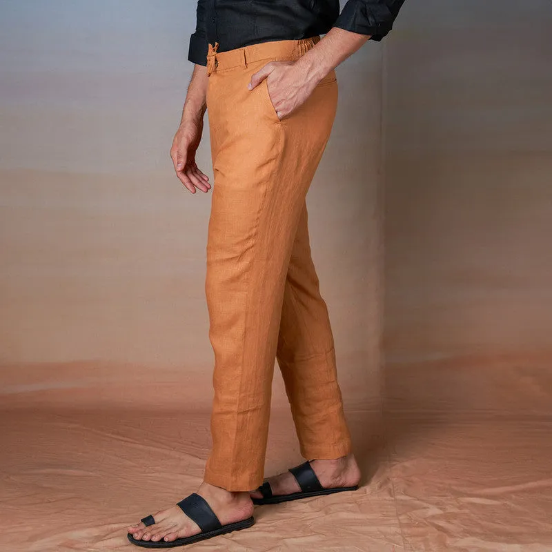 Linen Trouser Pants for Men | Ochre