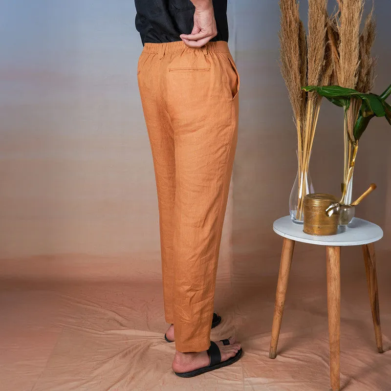 Linen Trouser Pants for Men | Ochre