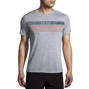 Men's Brooks Run USA Distance Short Sleeve