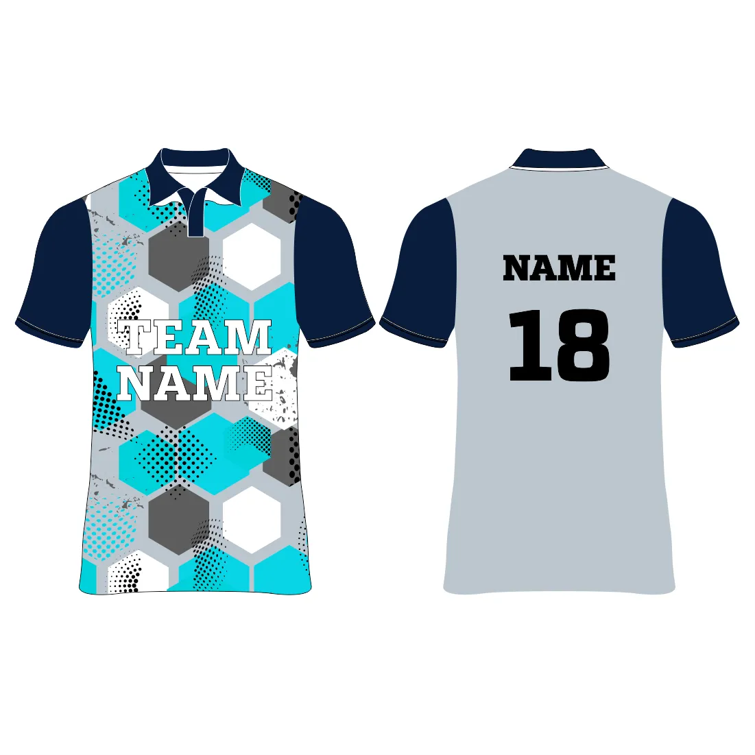 NEXT PRINT All Over Printed Customized Sublimation T-Shirt Unisex Sports Jersey Player Name & Number, Team Name.NP00800108