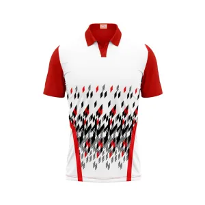 Next Print Customized Polo Neck Red Jersey NPTS21