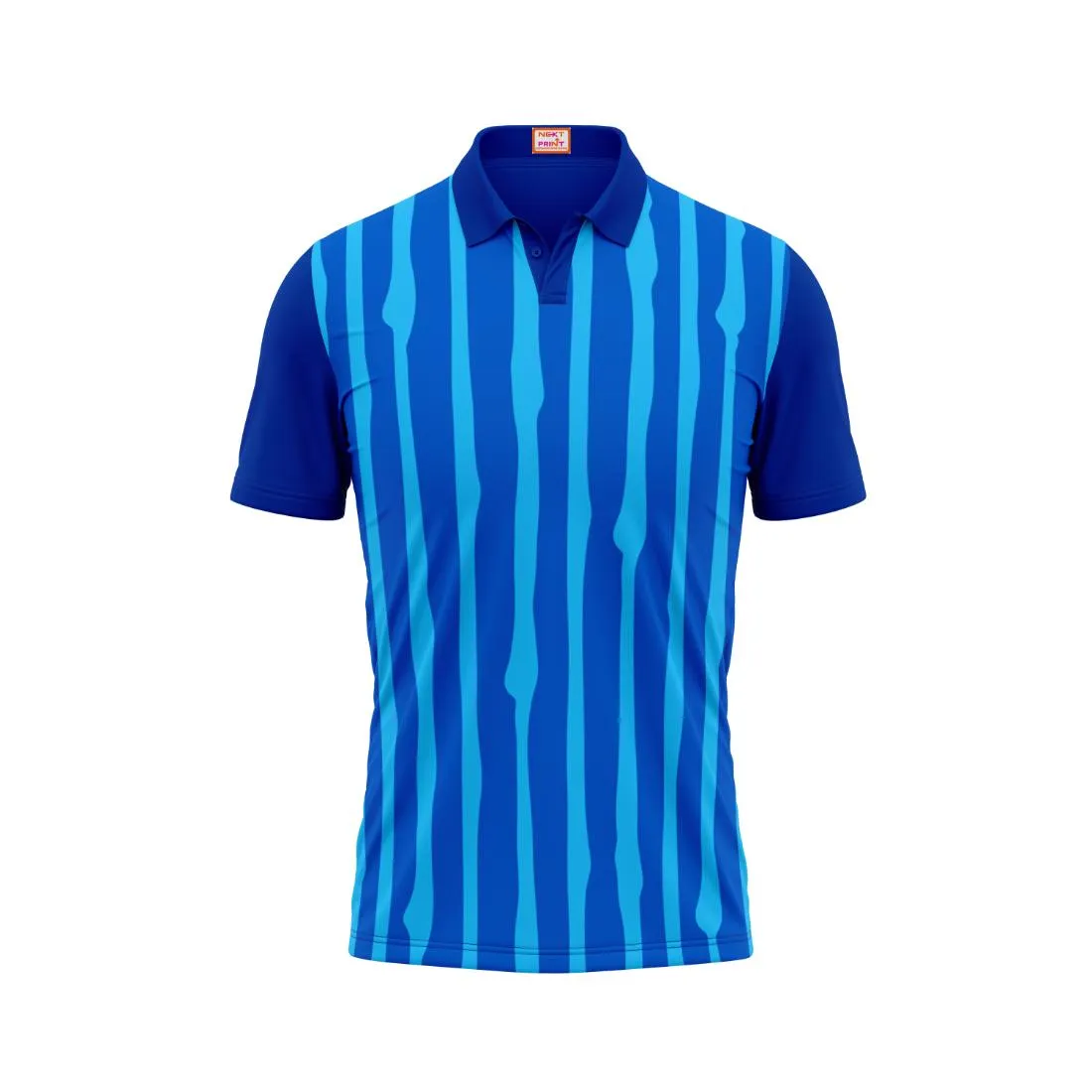 Next Print Customized Polo Neck Royal Blue Jersey NPTS34