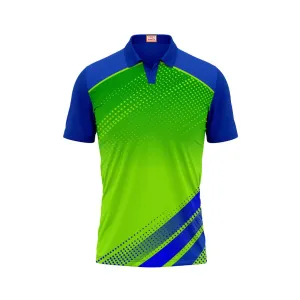 Next Print Customized Polo Neck Royal Blue Jersey NPTS36