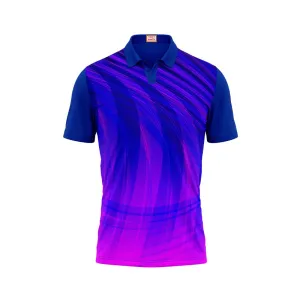 Next Print Customized Polo Neck Royal Blue Jersey NPTS42