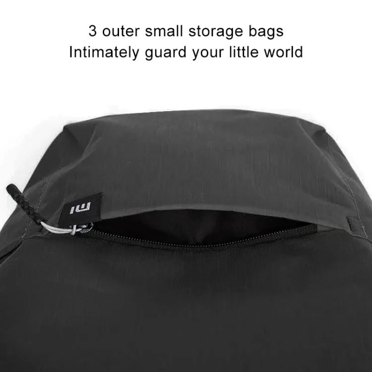 Original Xiaomi 10L Travel Camping Backpack Bag Colorful Leisure Sports Chest Pack Bags Unisex(Black)