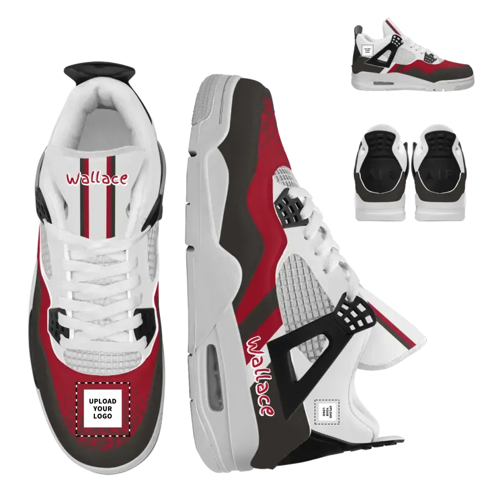 Personalized Sneakers, Custom Sneakers, Put name or business name on it, AJ4-C05108