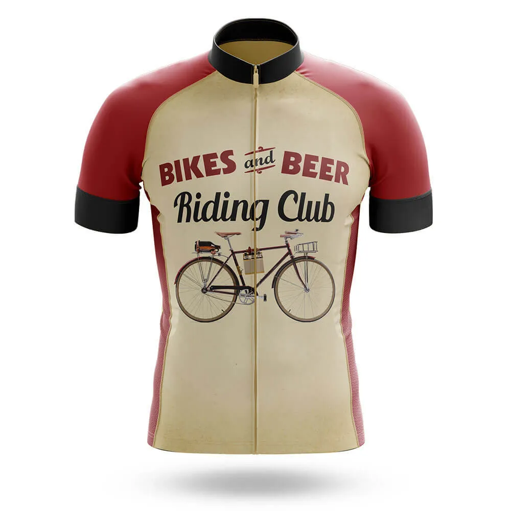 Retro Beer Riding Club Vintage - Men's Cycling Kit