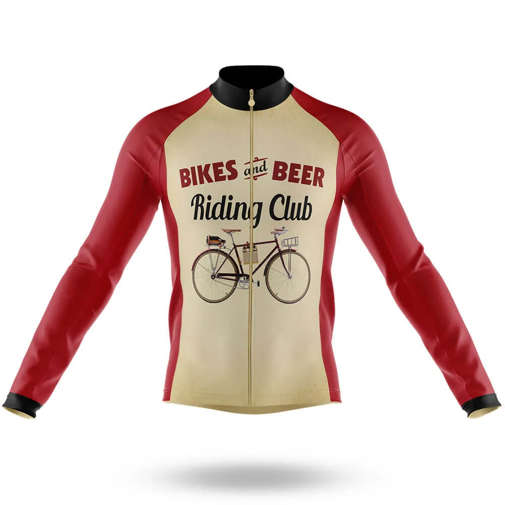 Retro Beer Riding Club Vintage - Men's Cycling Kit