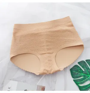 Sajiero Mid Waist Rib Padded Panty Style Butt Lifter Hip Enhancer 5009