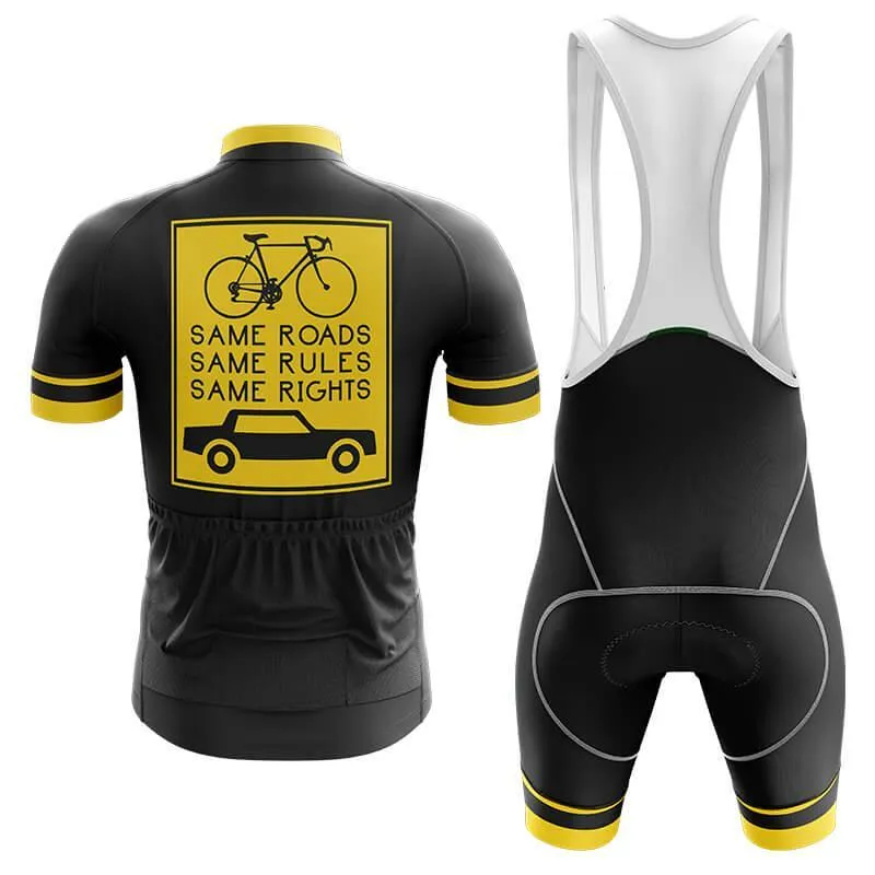 Same Roads Same Rules - Safety Men's Cycling Kit