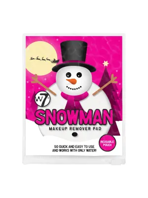 Snowman Makeup Remover Pad