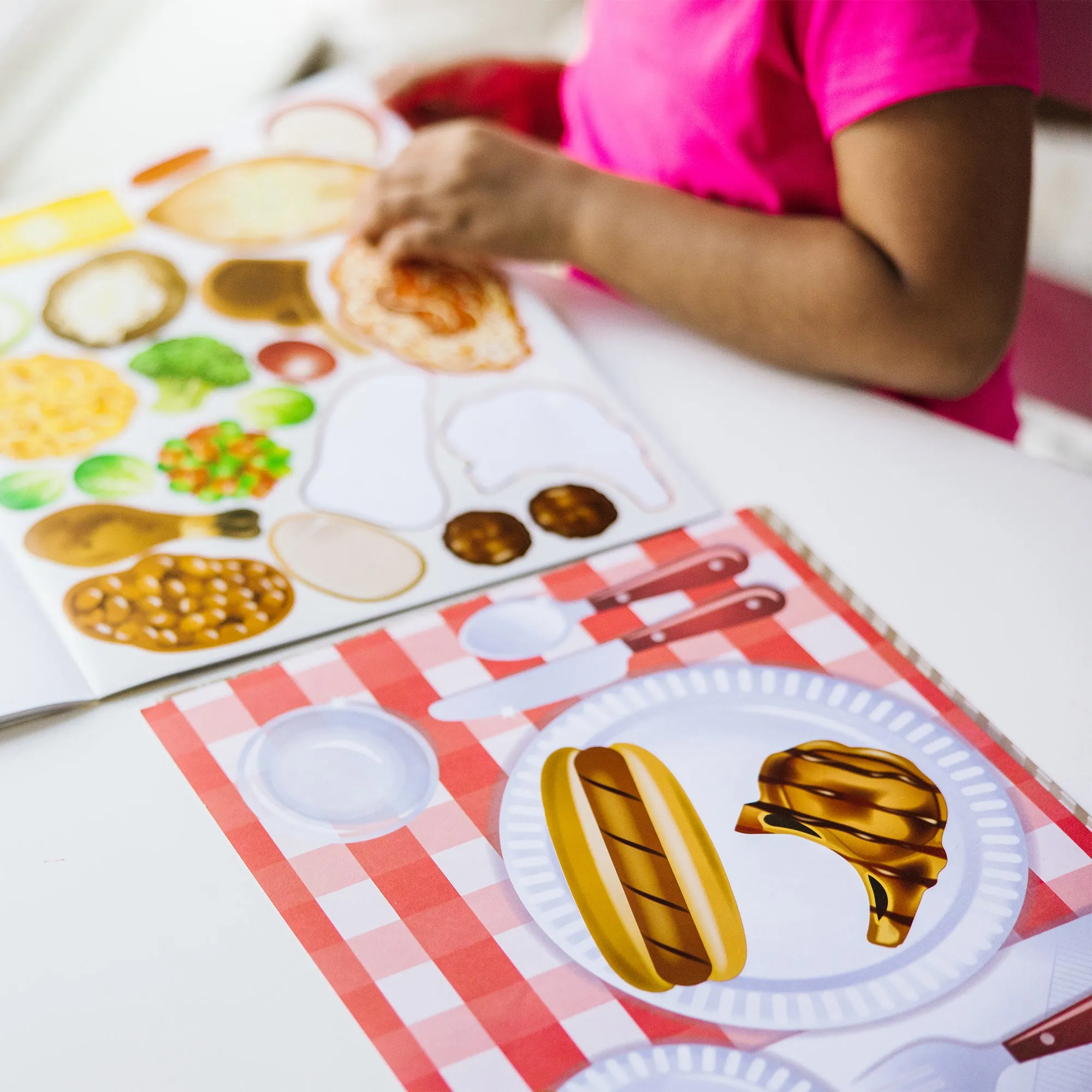 Sticker Pad 3-Pack: Sweets & Treats, Make-a-Face, Make-a-Meal