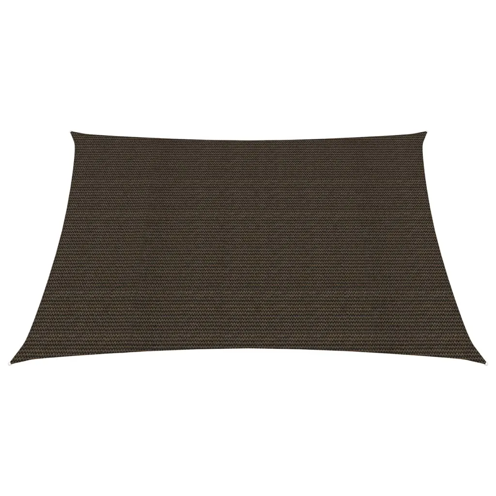 Sunshade Sail 160 g/m² Brown 2.5x2.5 m HDPE