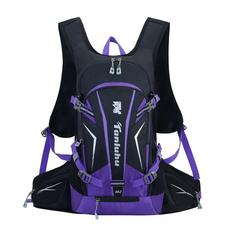 Tanluhu Outdoor Mountaineering Waterproof Breathable Cycling Backpack(Purple)