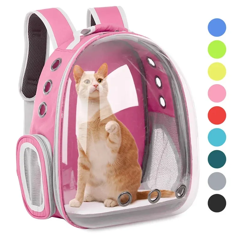 Transparent Backpack Pet Carrier