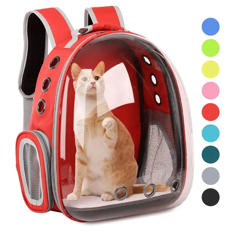 Transparent Backpack Pet Carrier