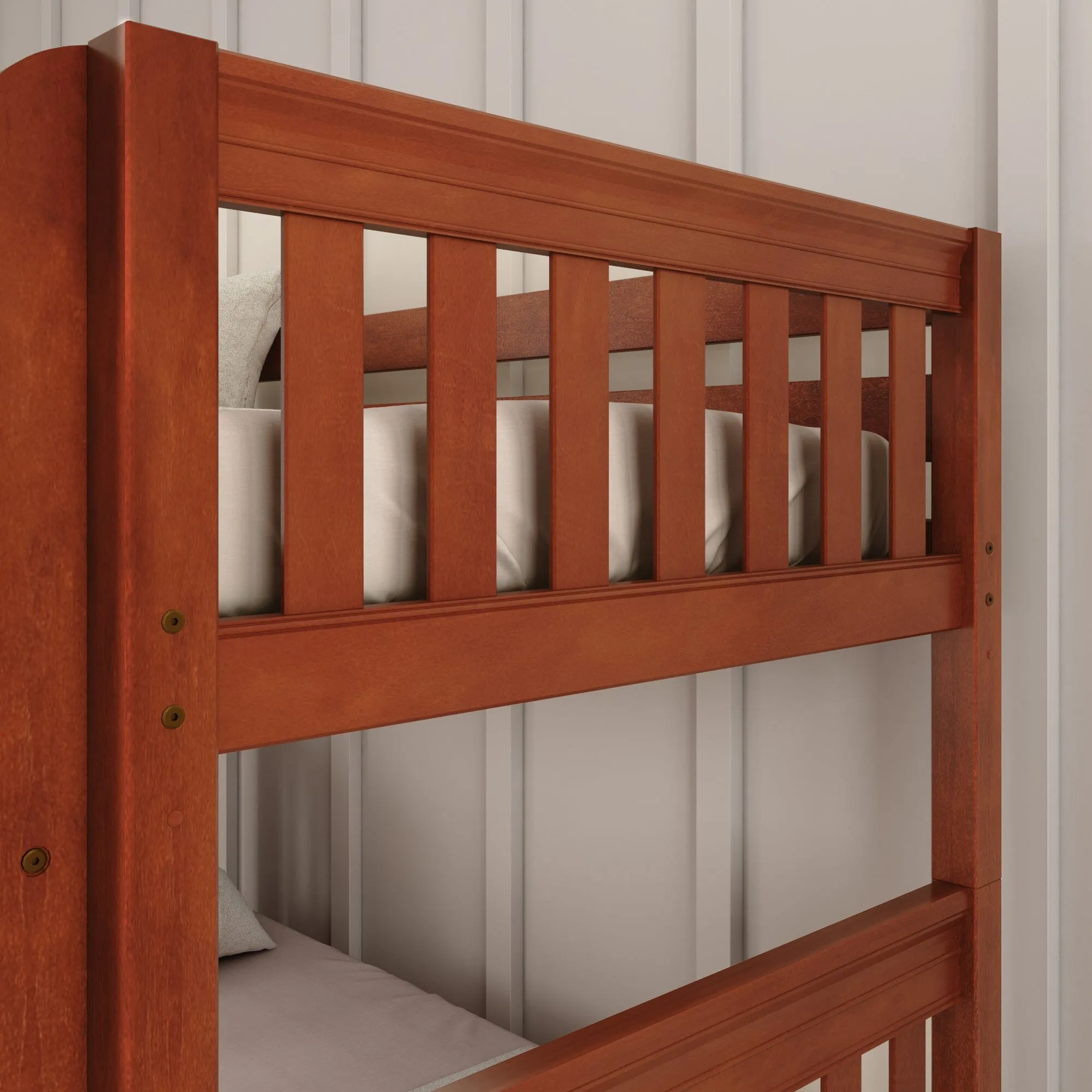 Twin Medium Bunk Bed with Ladder and Slide