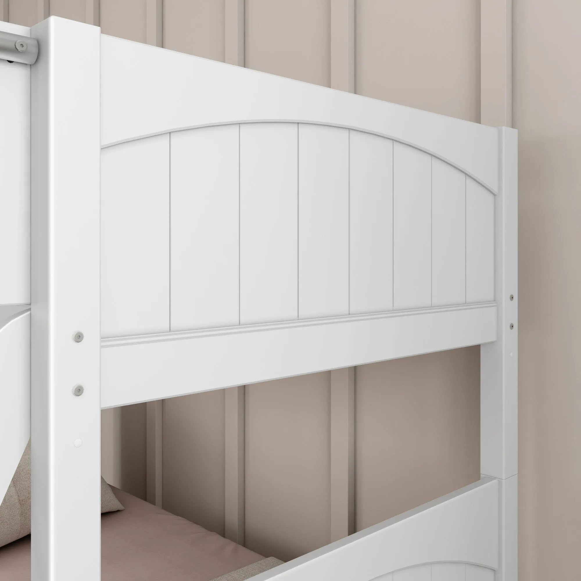 Twin Medium Bunk Bed with Ladder and Slide