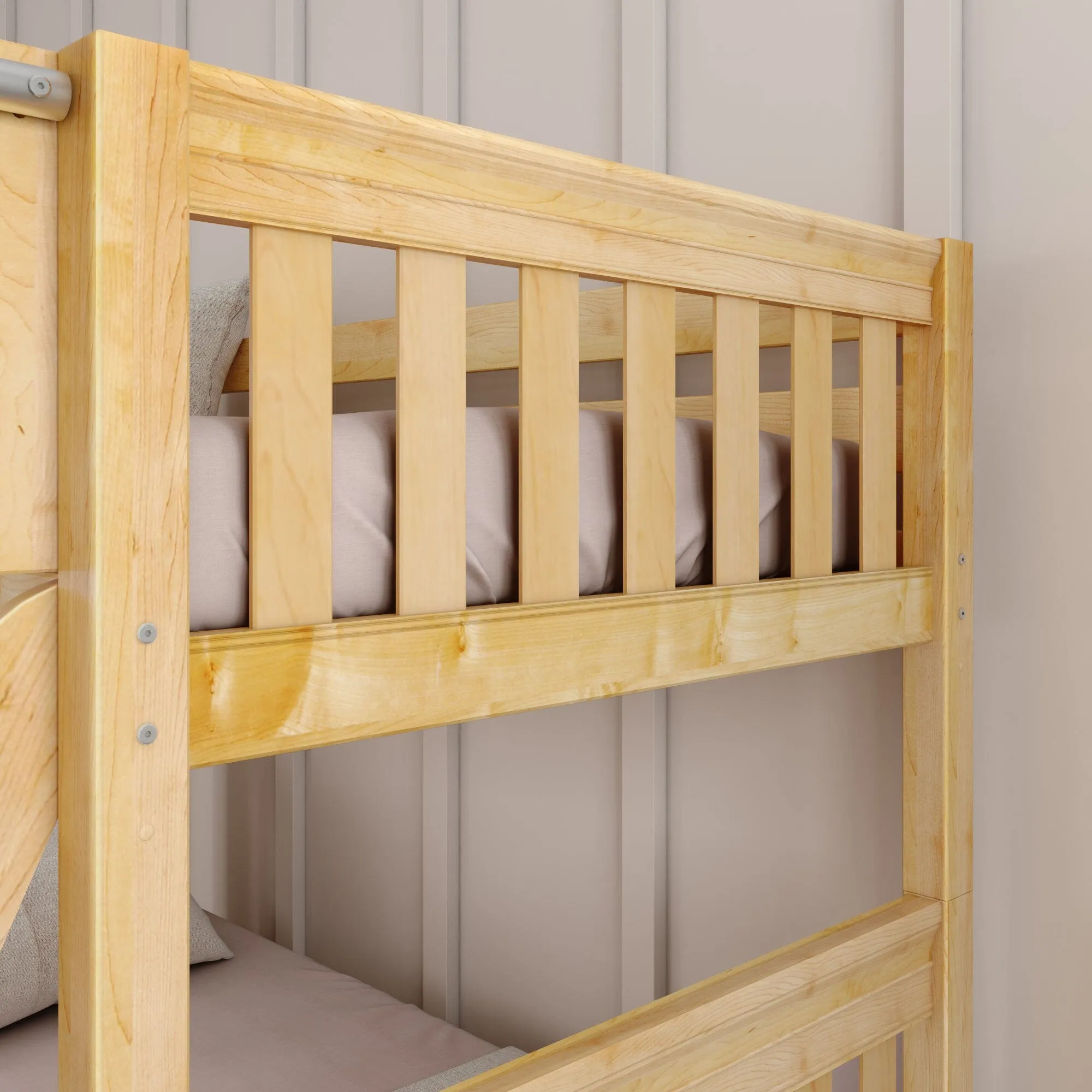 Twin Medium Bunk Bed with Ladder and Slide