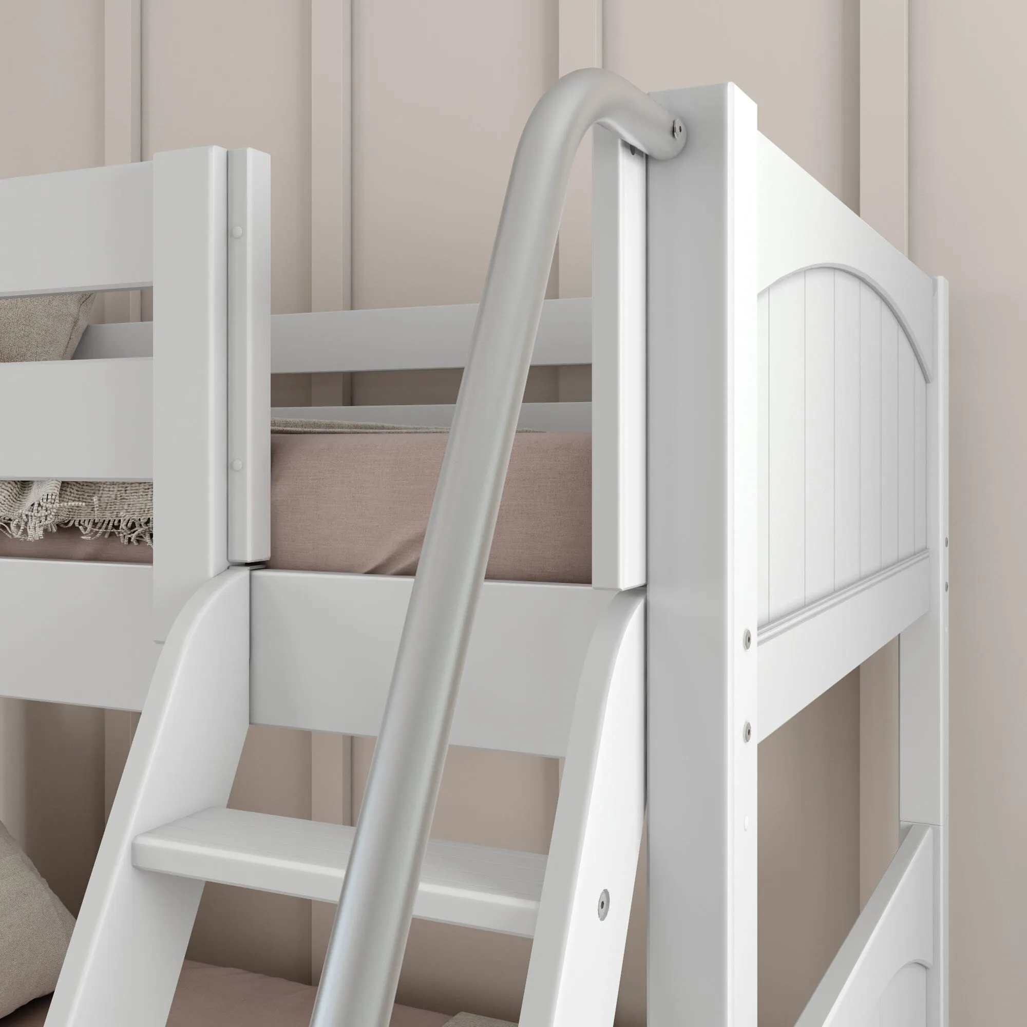 Twin Medium Bunk Bed with Ladder and Slide