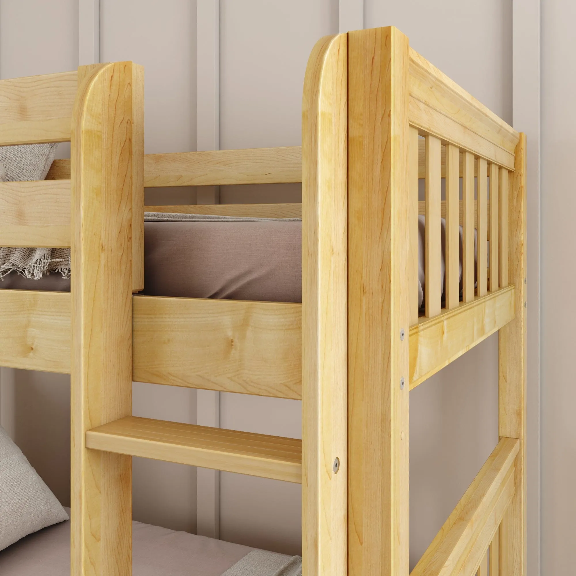 Twin Medium Bunk Bed with Ladder and Slide