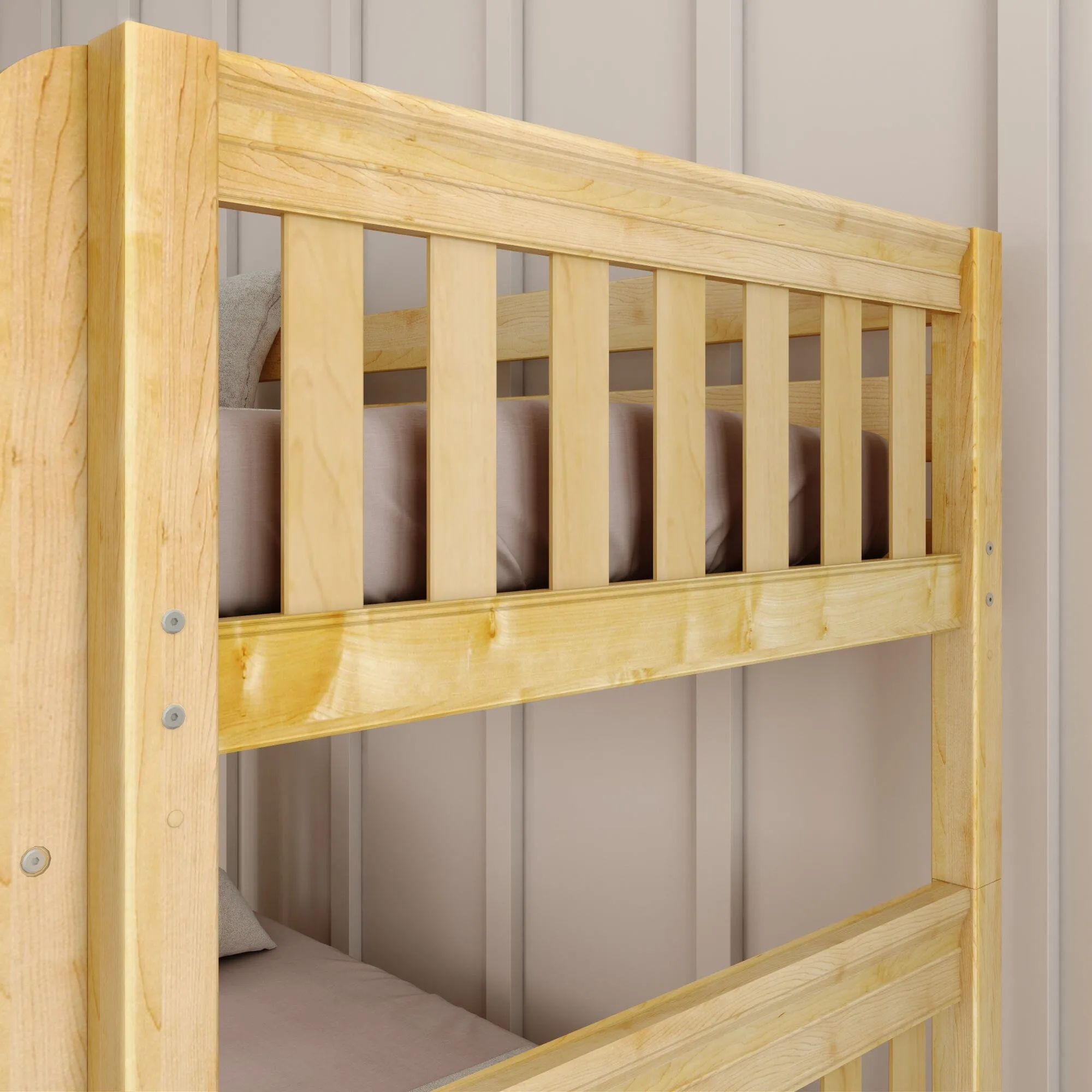 Twin Medium Bunk Bed with Ladder and Slide