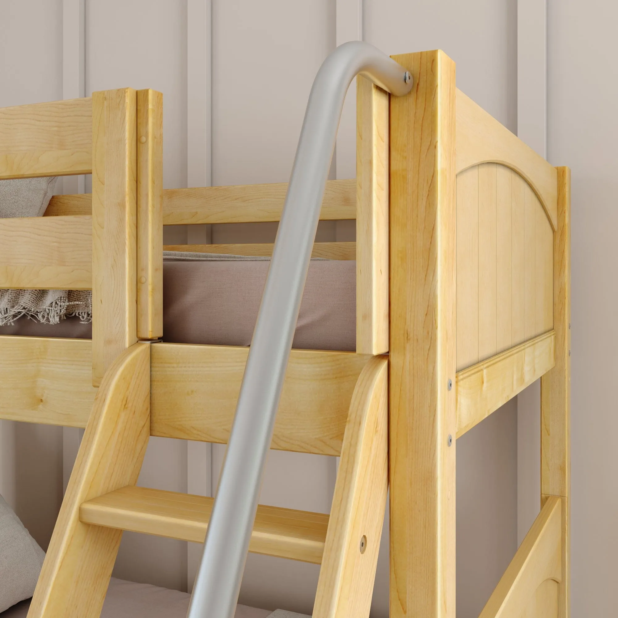 Twin Medium Bunk Bed with Ladder and Slide