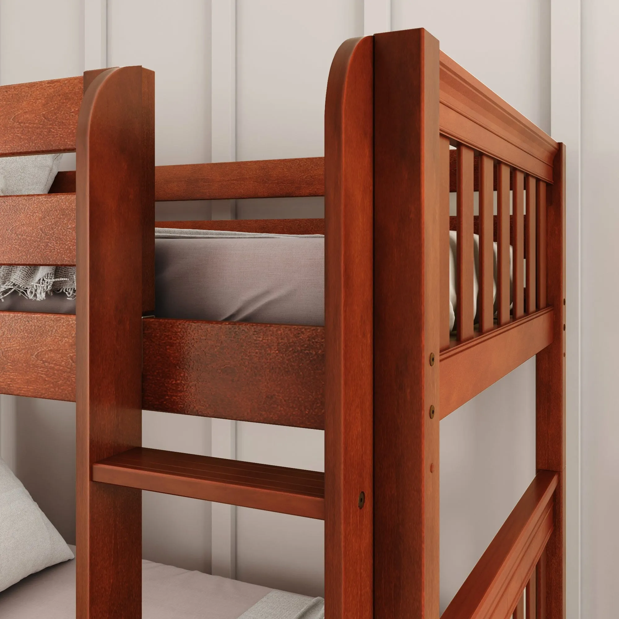 Twin Medium Bunk Bed with Ladder and Slide