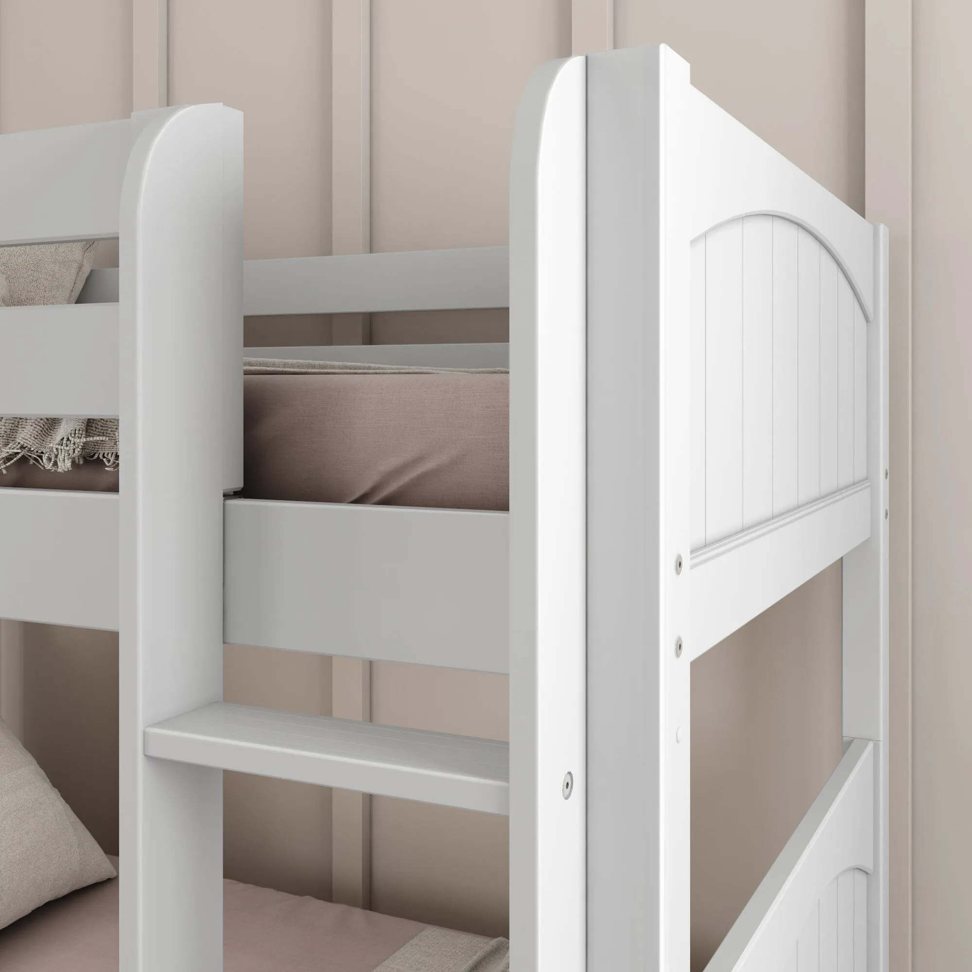 Twin Medium Bunk Bed with Ladder and Slide