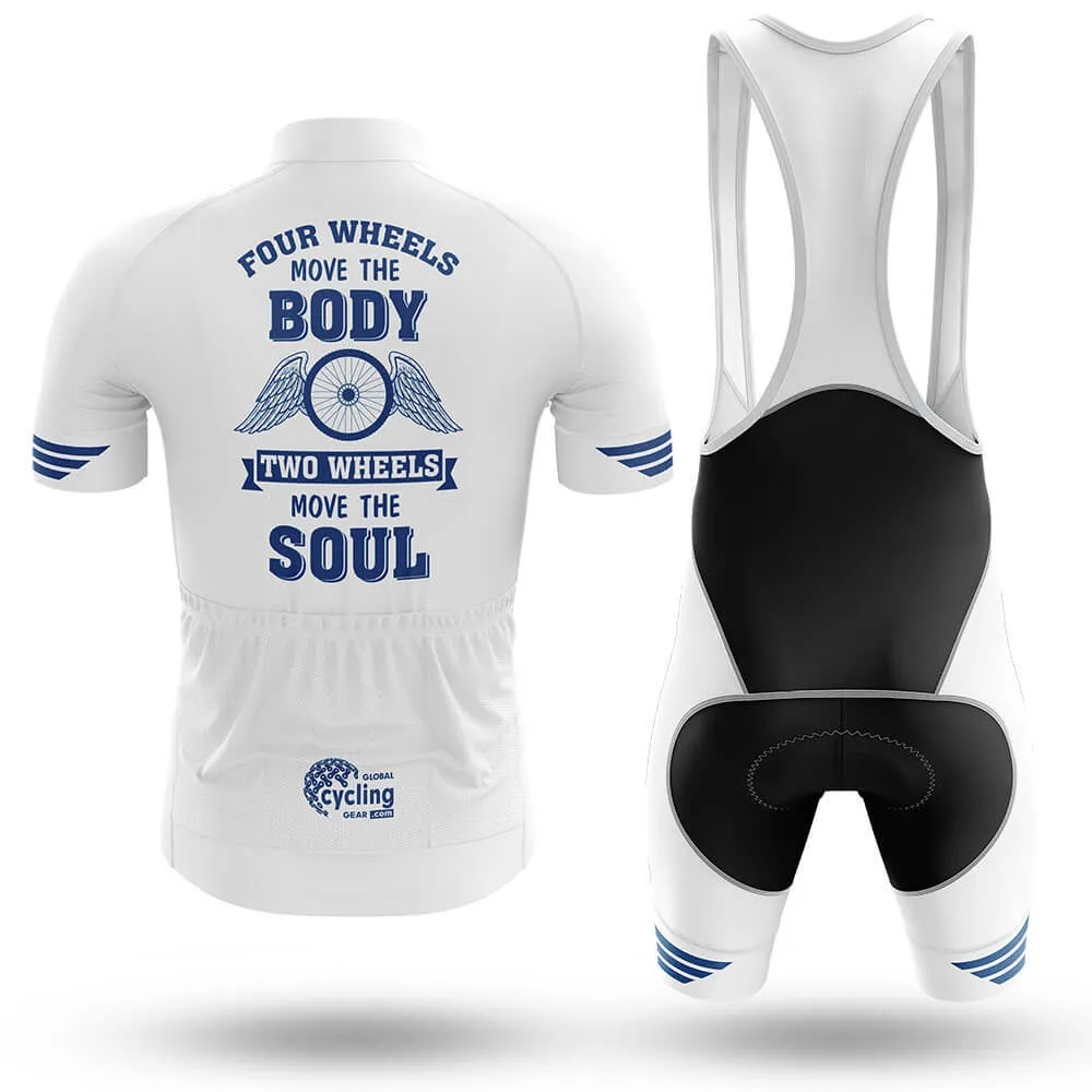 Two Wheels Move The Soul V2 - Men's Cycling Kit