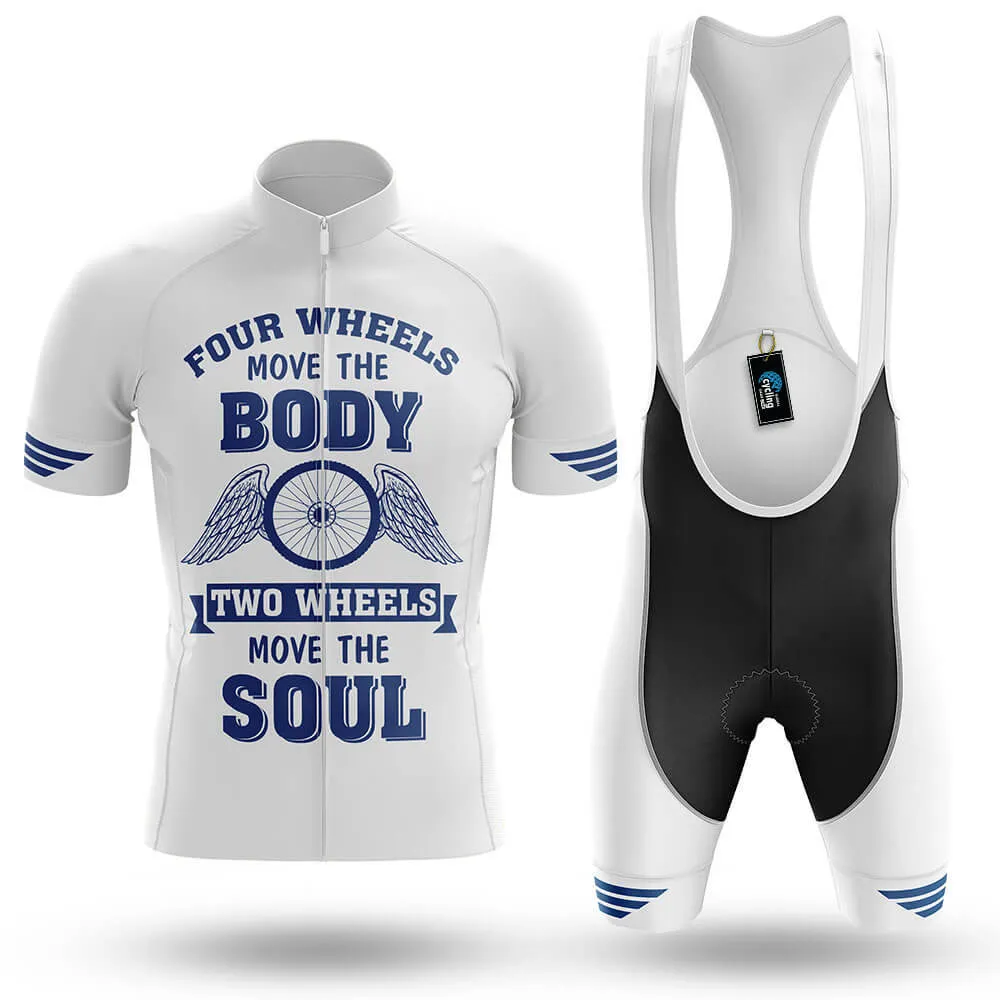 Two Wheels Move The Soul V2 - Men's Cycling Kit