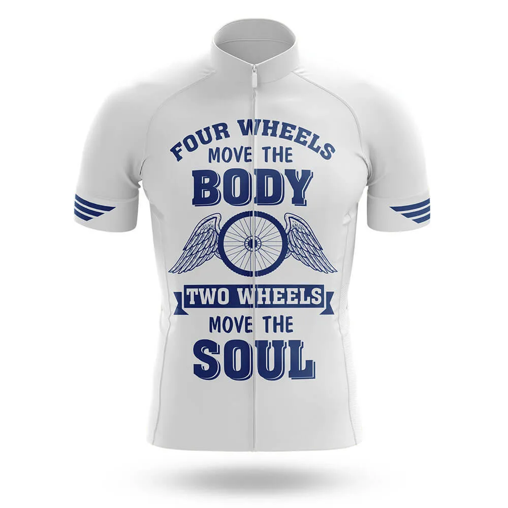 Two Wheels Move The Soul V2 - Men's Cycling Kit