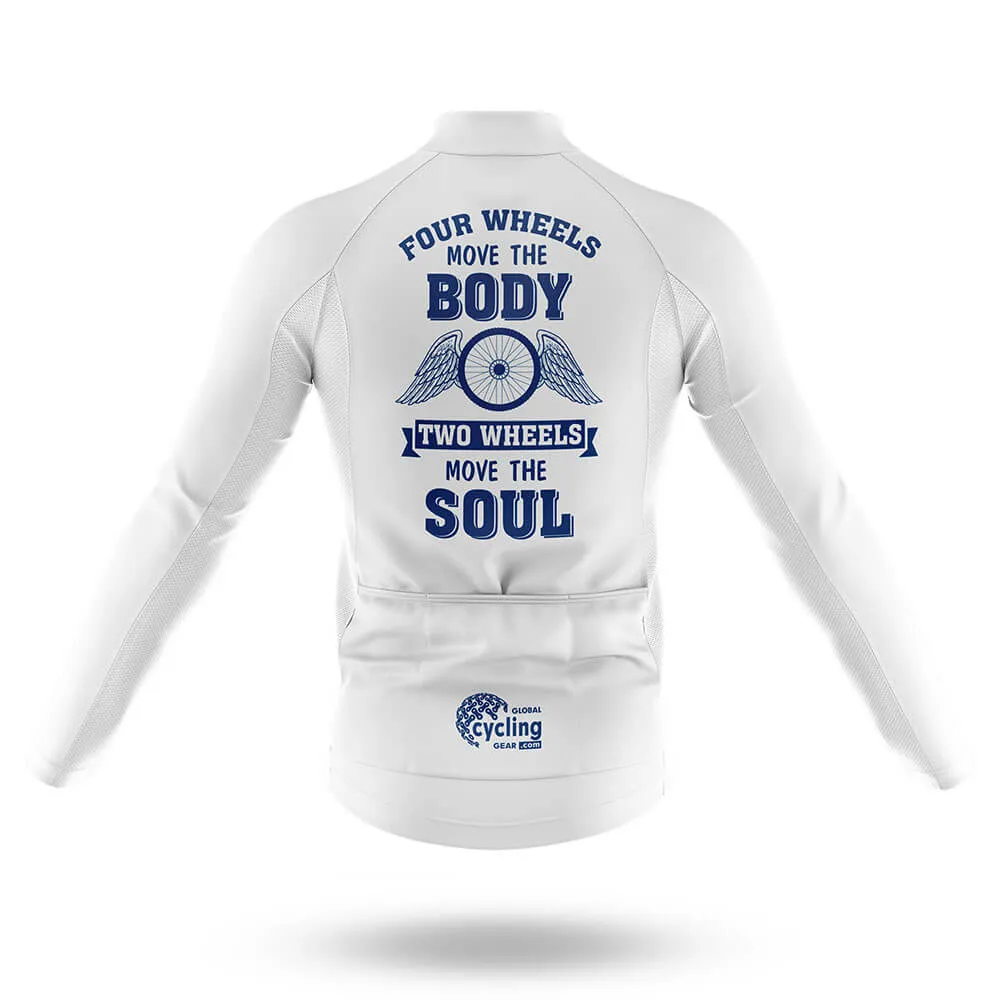 Two Wheels Move The Soul V2 - Men's Cycling Kit