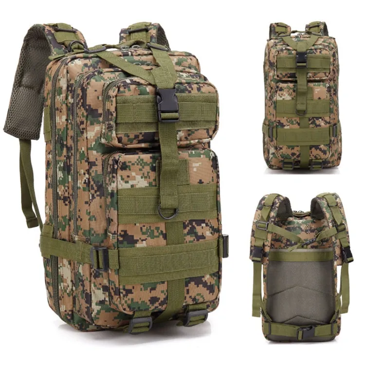 Unisex Outdoor Backpack Camping Hiking Rucksacks Bag(Digital Camo)