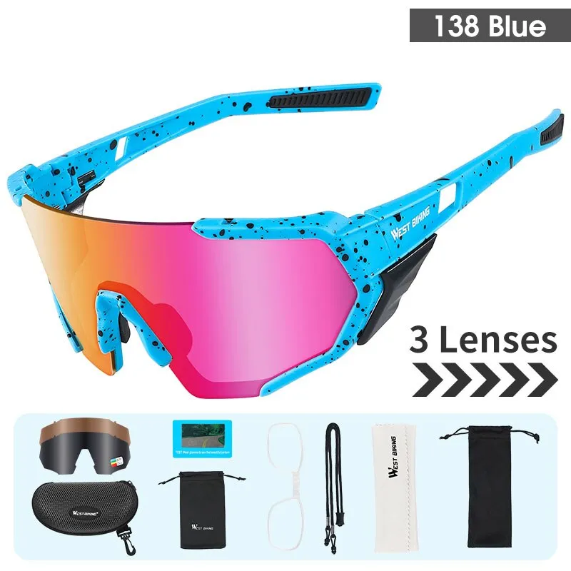 West Biking Unisex Semi Rim Tr 90 Polarized Sport Sunglasses YP0703141