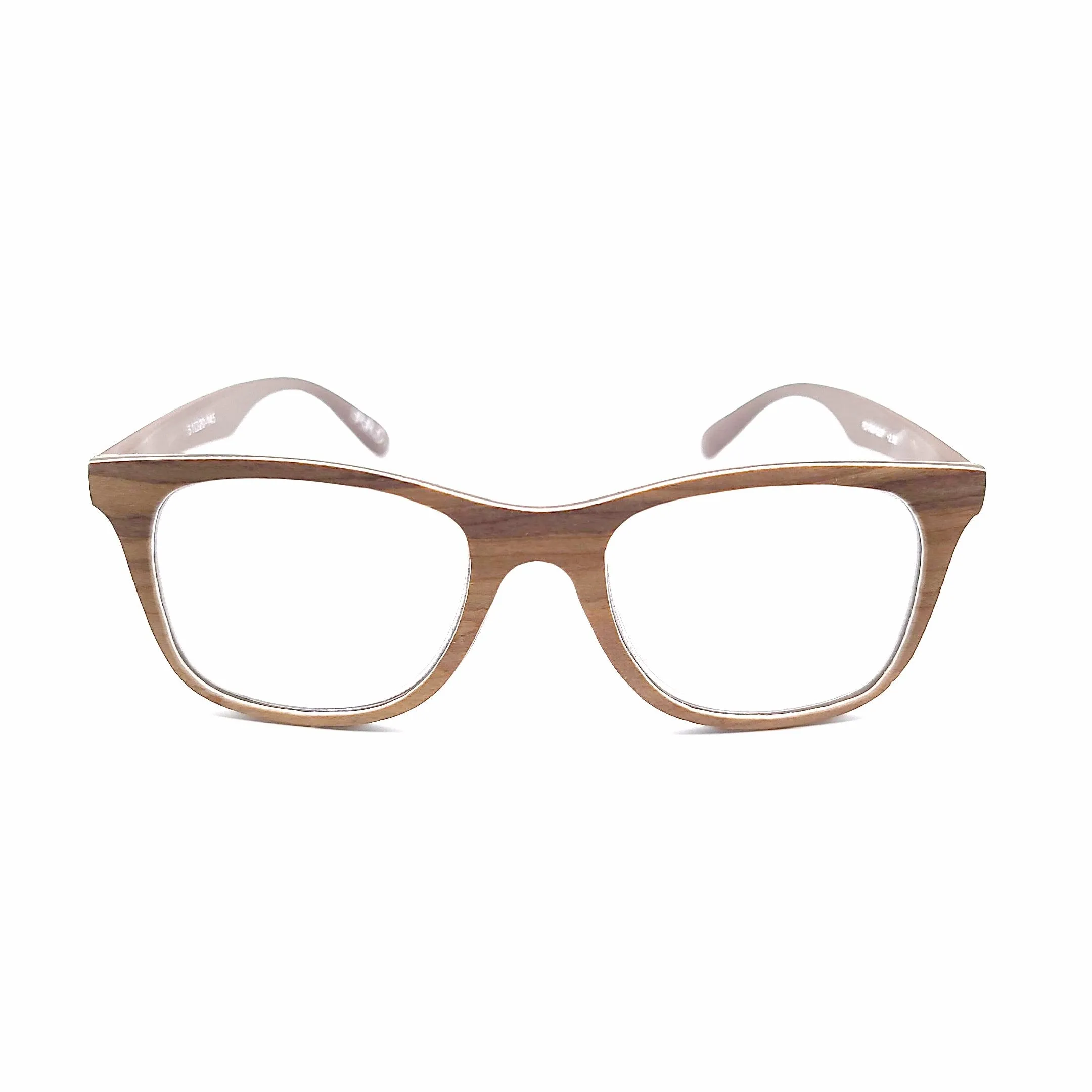 Wooden Multifocal Progressive Blue Blocking Reading Glasses