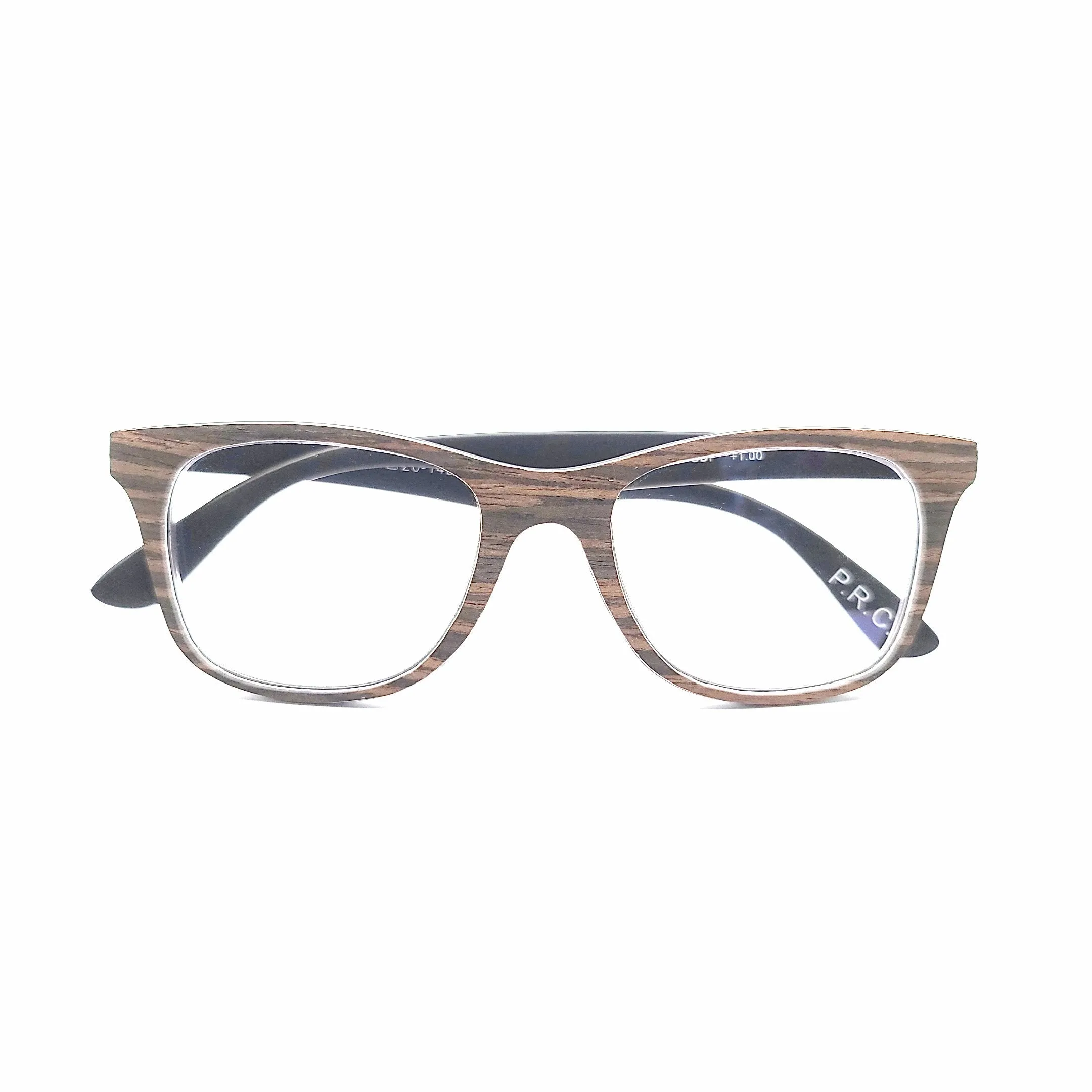 Wooden Multifocal Progressive Blue Blocking Reading Glasses