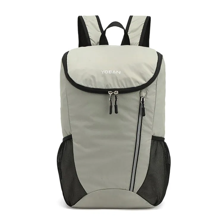 YOBAN Y-1434L Outdoor Cycling Sports Waterproof Lightweight Folding Backpack(Grey)